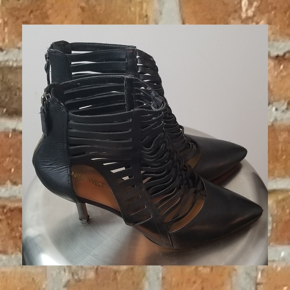 Nine West Caged Toe Bootie